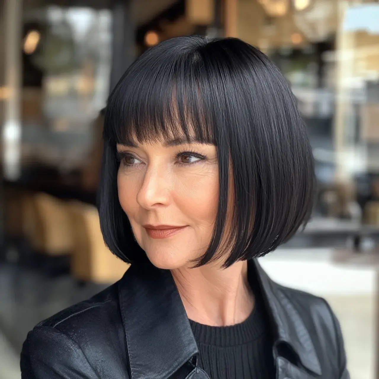 Chin-Length Bob Haircuts