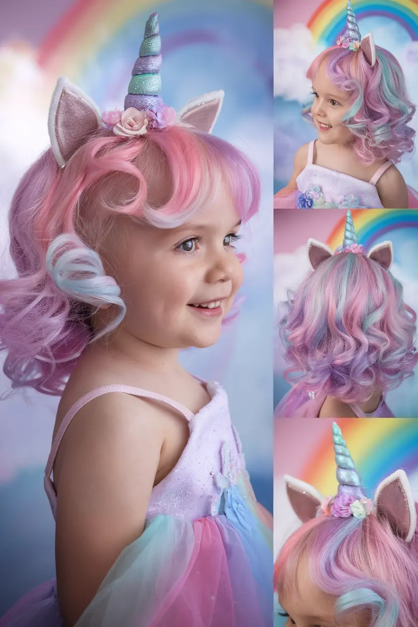 Unicorn Inspired Hair