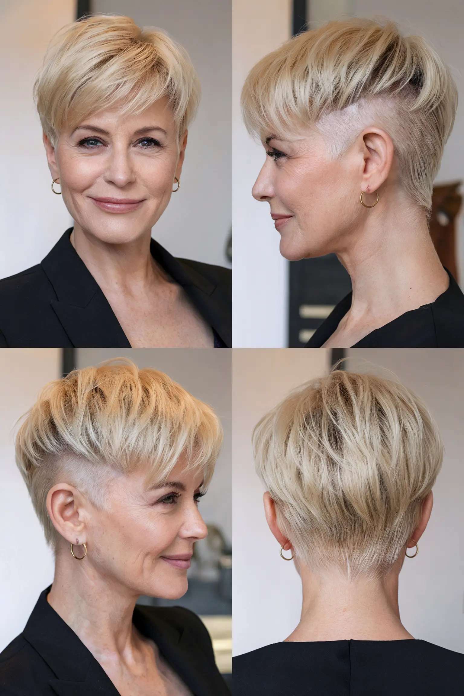 17. Blonde Pixie Undercut