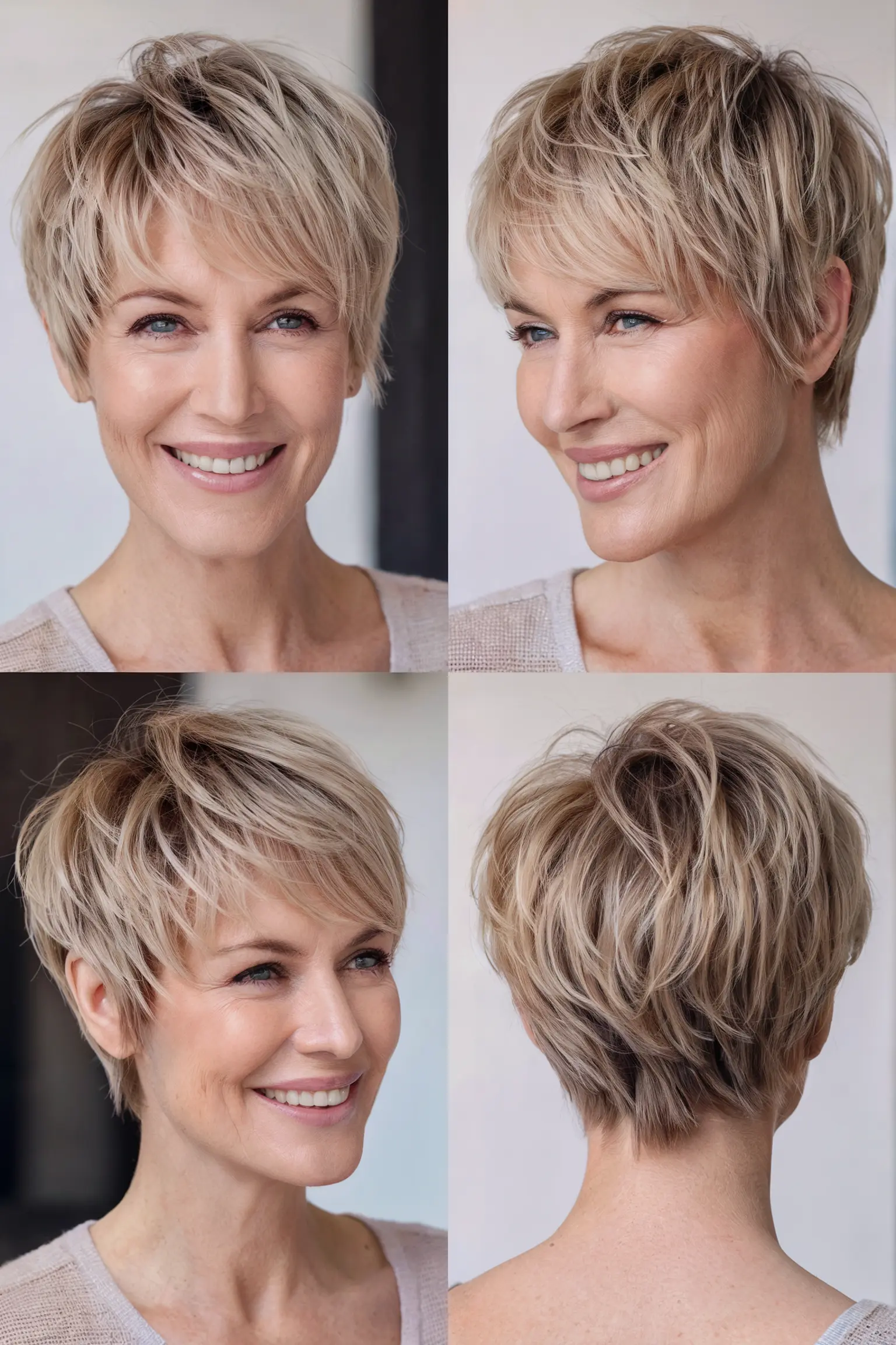 21. Chic Pixie Cut with Wispy Fringe