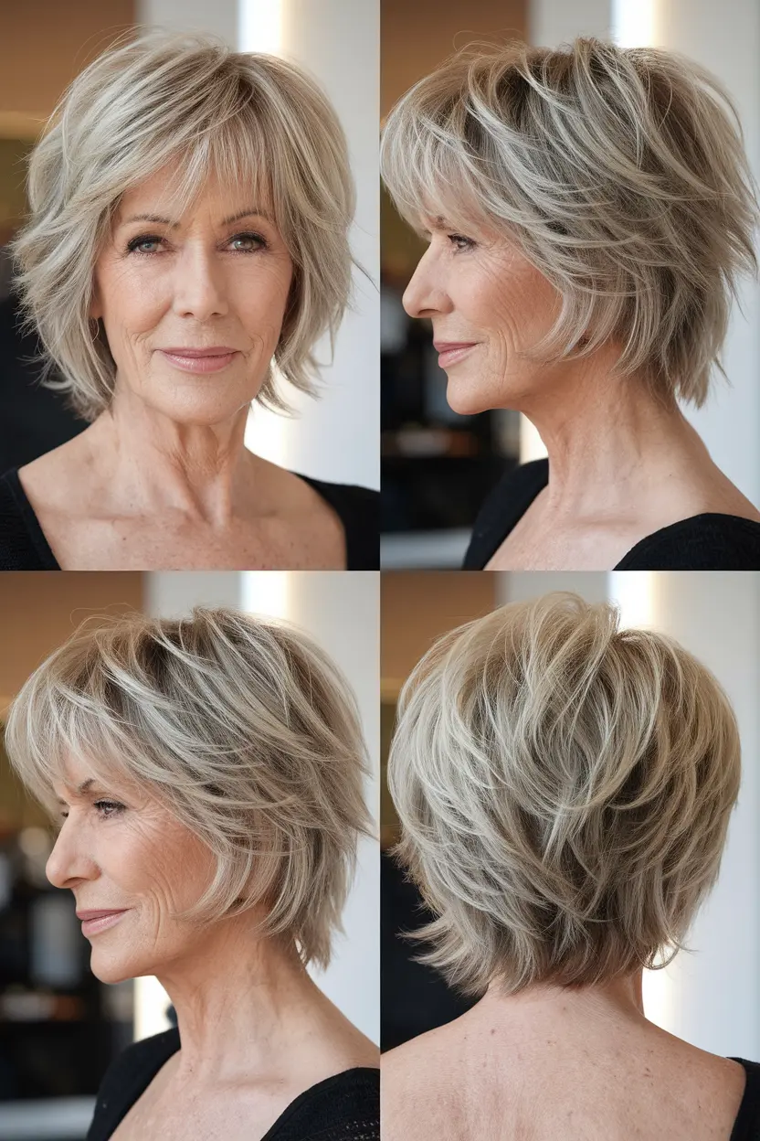 31. Shaggy Layered Short Haircut