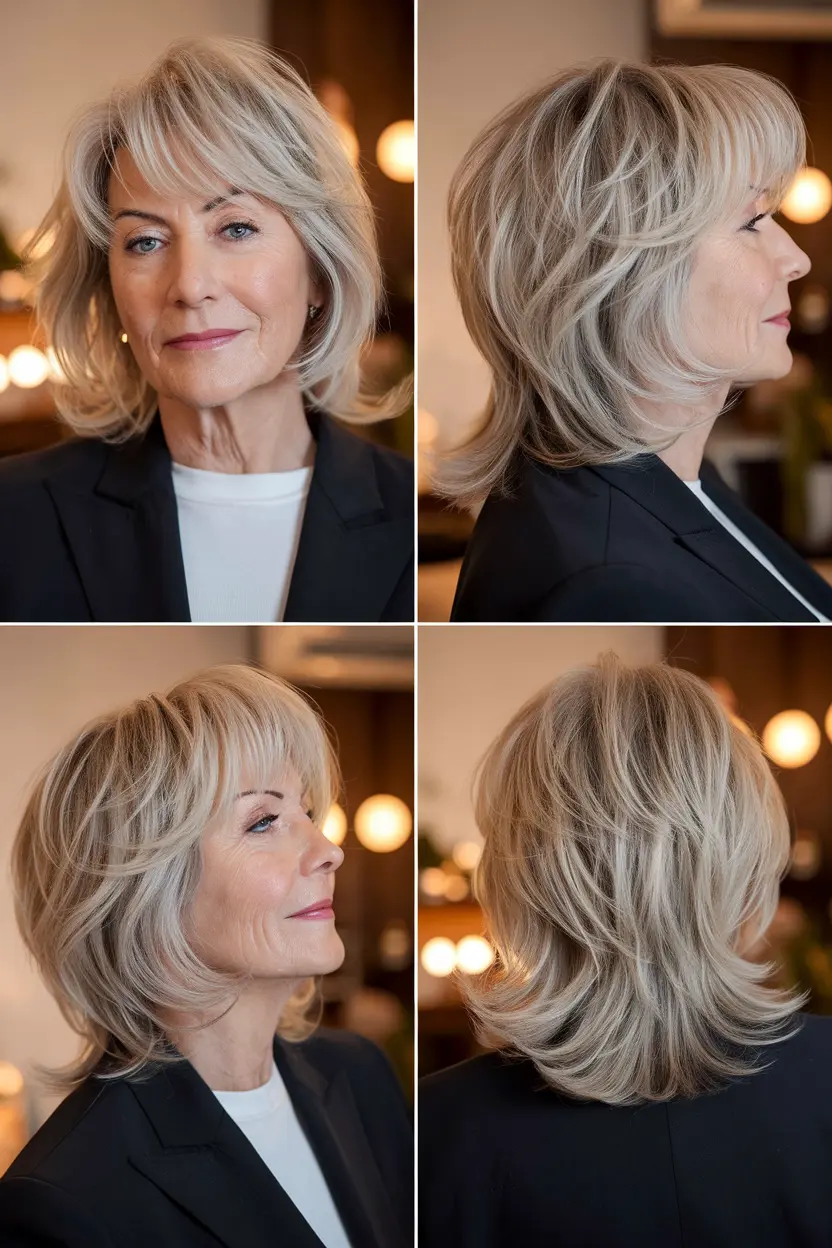 33. Chin Length Haircut with Elongated Back