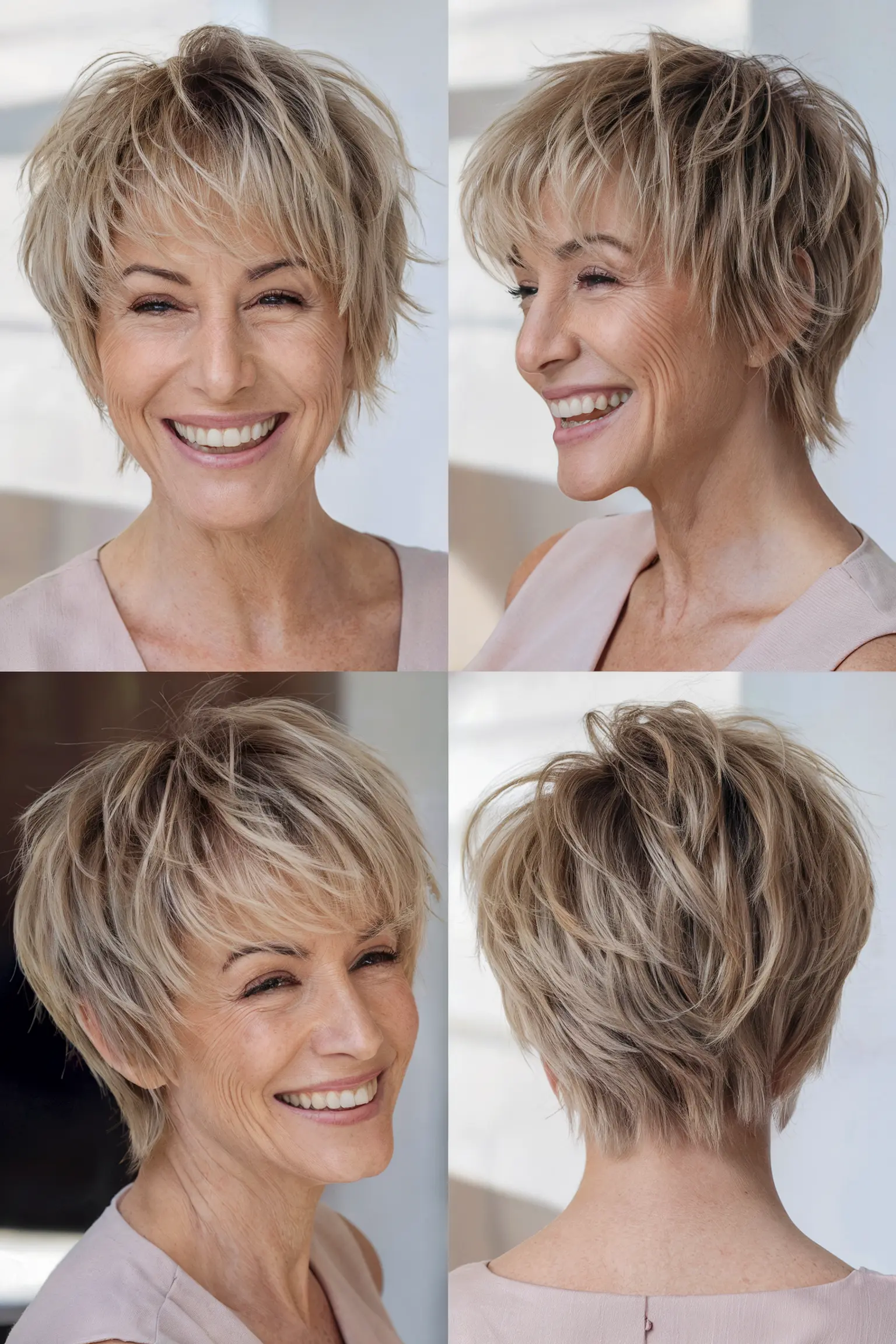 36. Messy Pixie for Thinning Hair