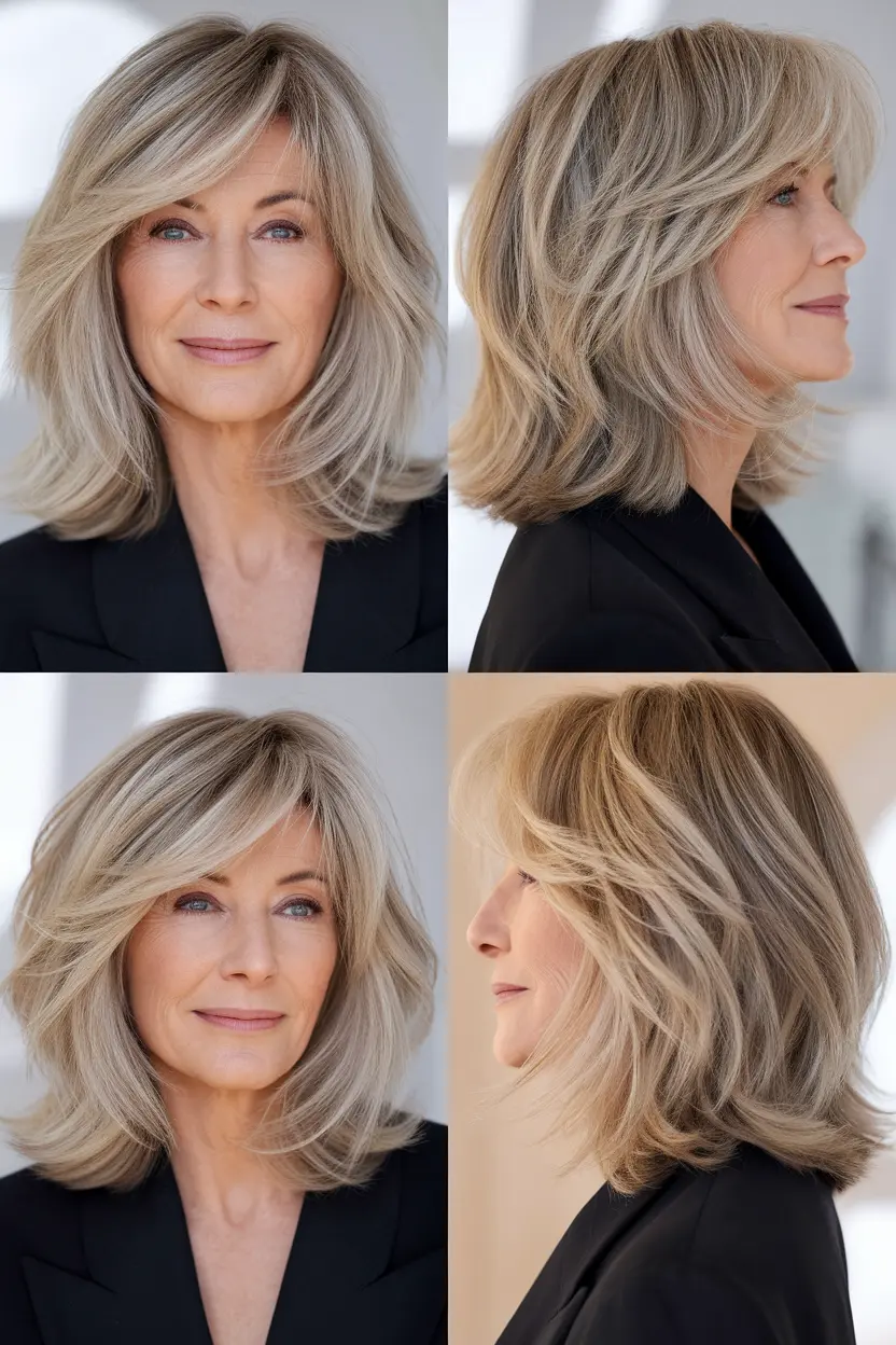 71. Shoulder Length Shaggy Layers