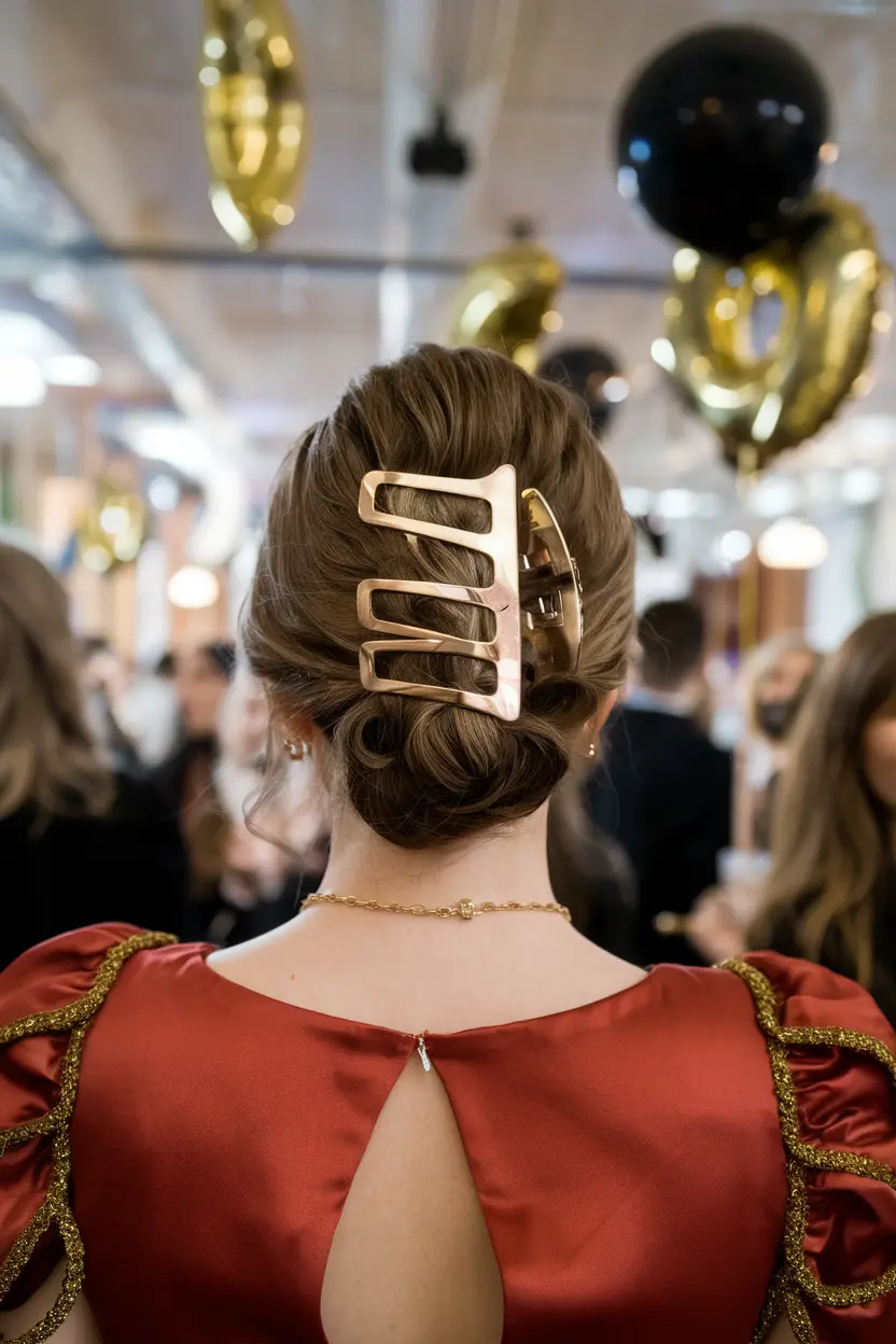 Fancy Claw Clip Updo