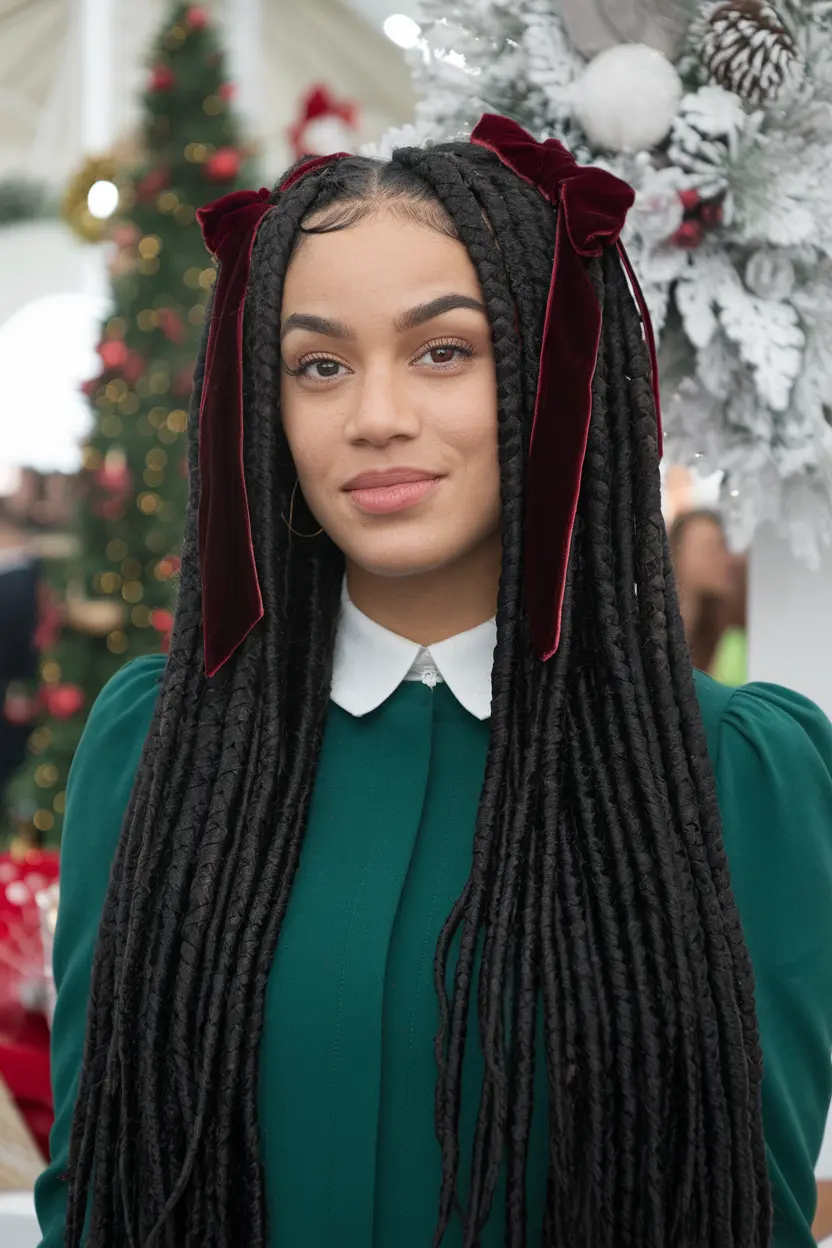 Marley Twists with Velvet Ribbons