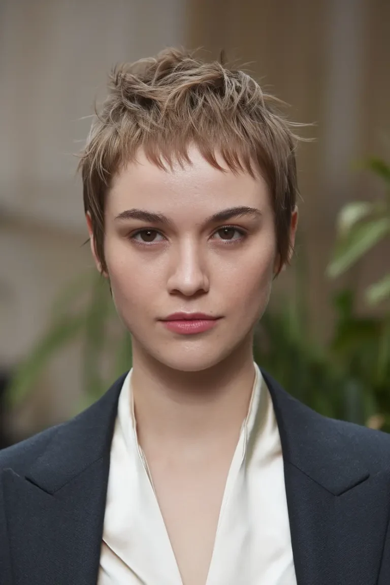 Choppy Pixie Cut short hairstyles for thin hair