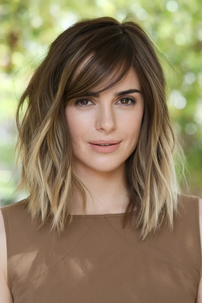 medium length shag haircuts