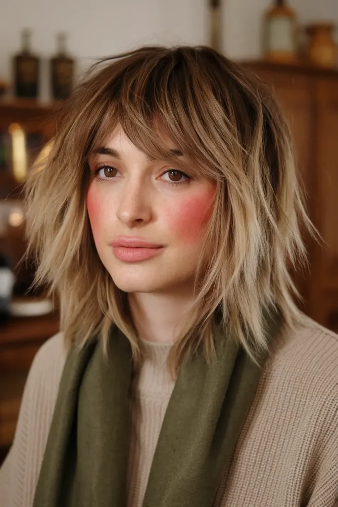 Messy Shaggy Waves with a Fringe