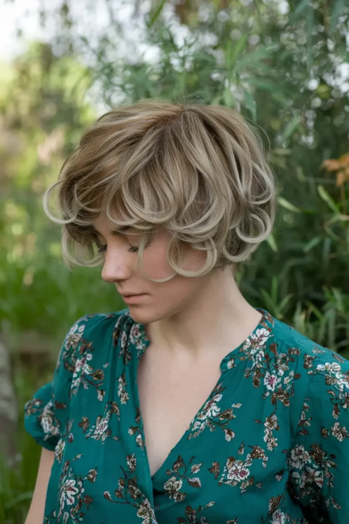 Pixie Bob with Defined Spiral Curls