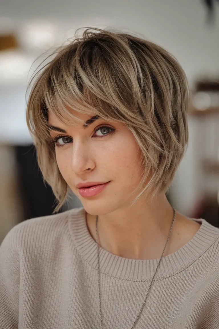 50 Stylish Short Hairstyles with Bangs for 2025