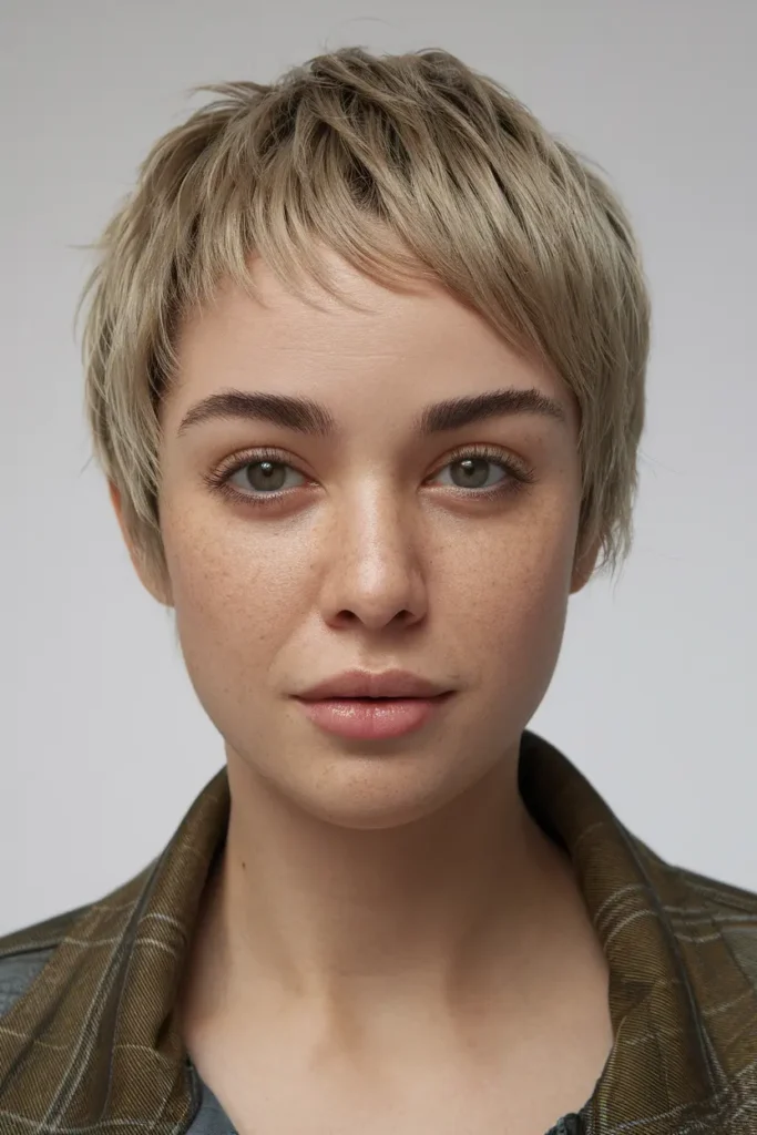 Short Pixie with Baby Bangs