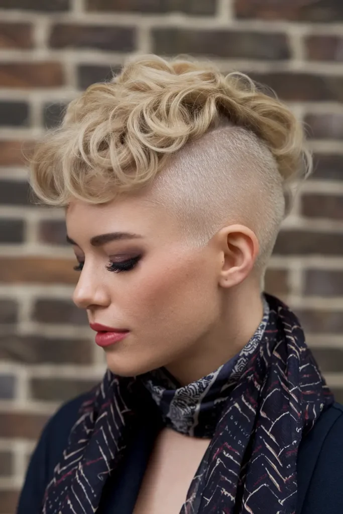 Undercut for Curly Hair