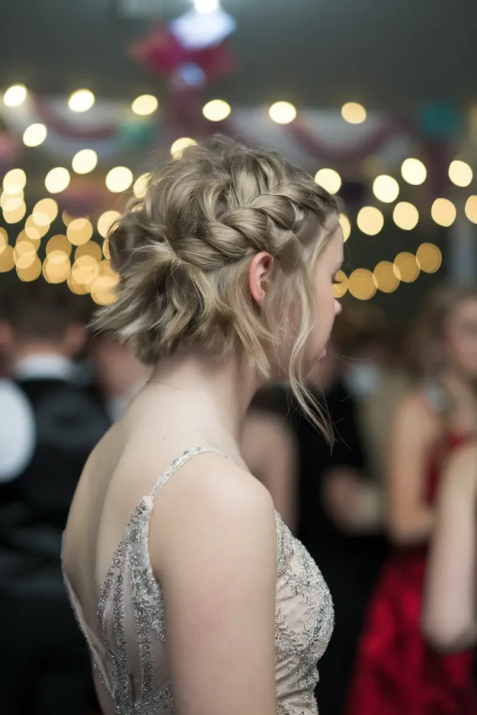 14. Messy Fishtail Braided Updo 1