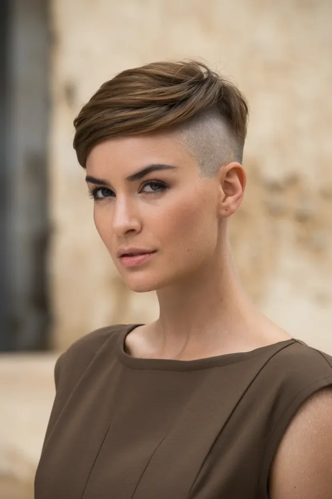 15. Structured Undercut Pixie