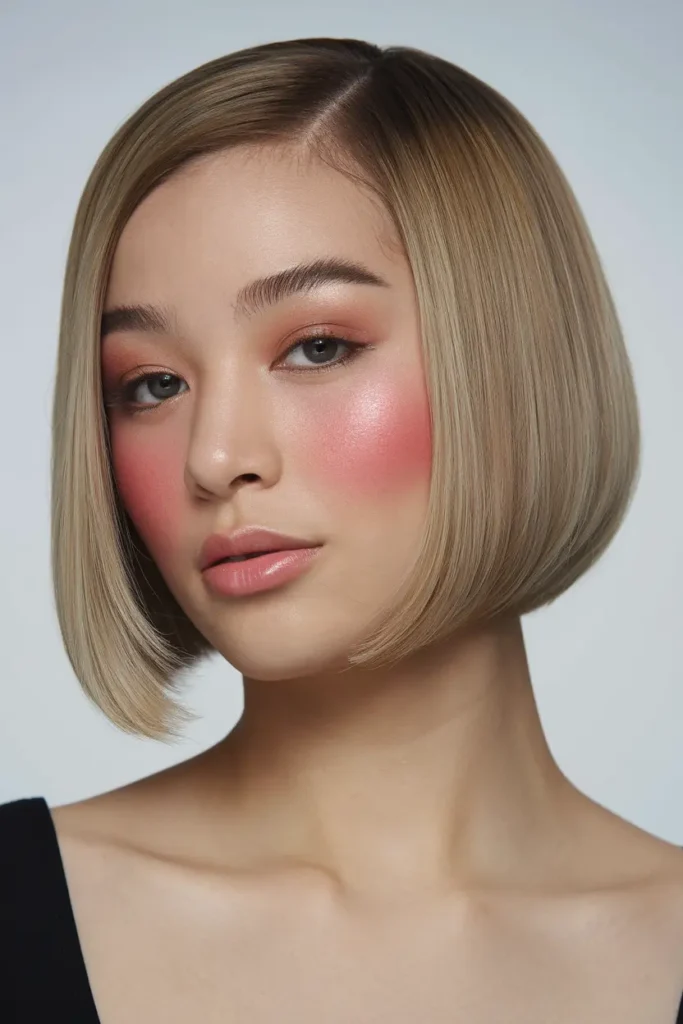 5. Inverted Razored Bob for Straight Hair