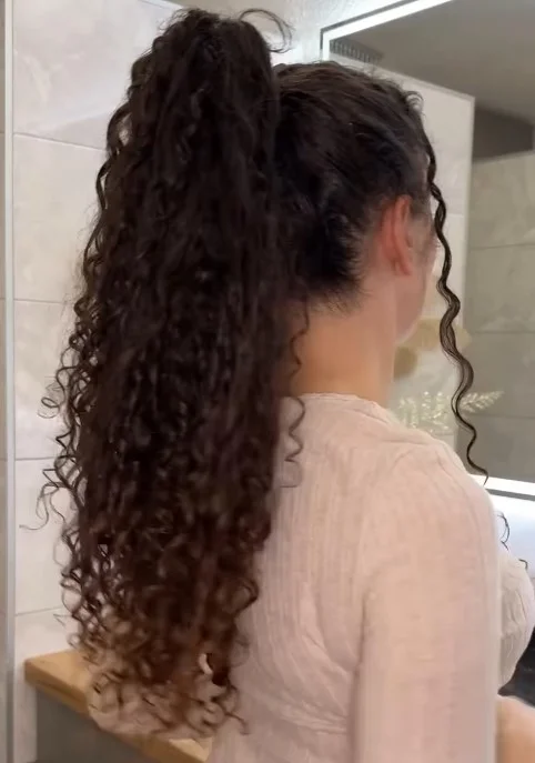 Curly High Ponytail