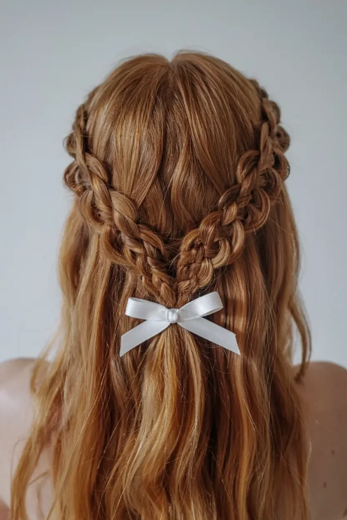 1. Heart Shaped Braid Design 1