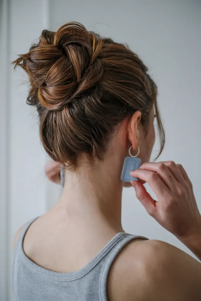 1. Sleek High Bun