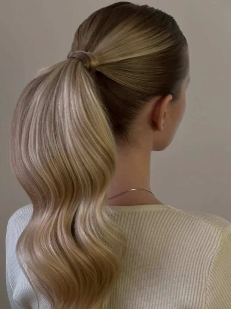 High Voluminous Ponytail