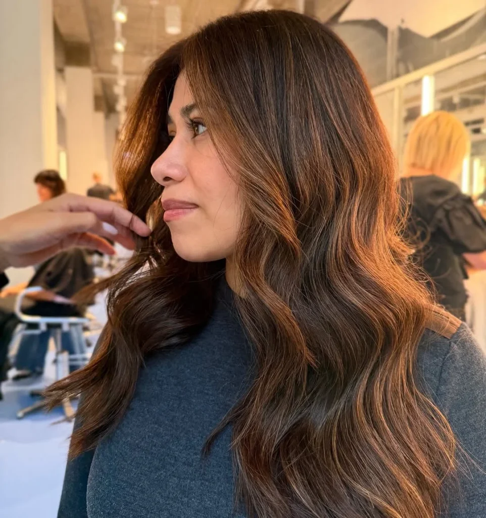 Dimensional Caramel Balayage