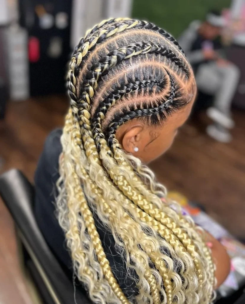 Stitch Braids with Color