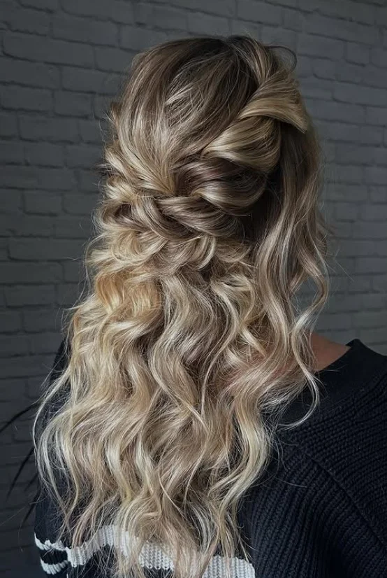 Effortless Twist Wedding Hair