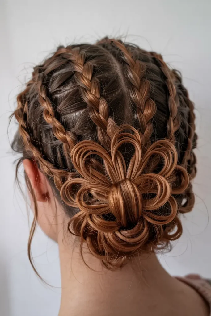 11. Flower Shaped Braid 1 1