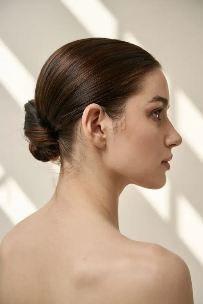 11. Slicked Back Updo
