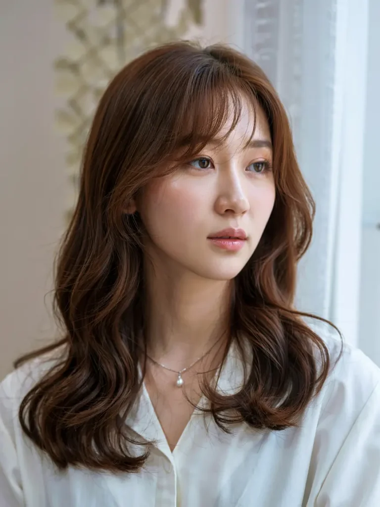 12. Soft Korean Wolf Cut