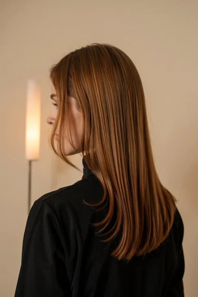 12. Subtle Auburn Glow