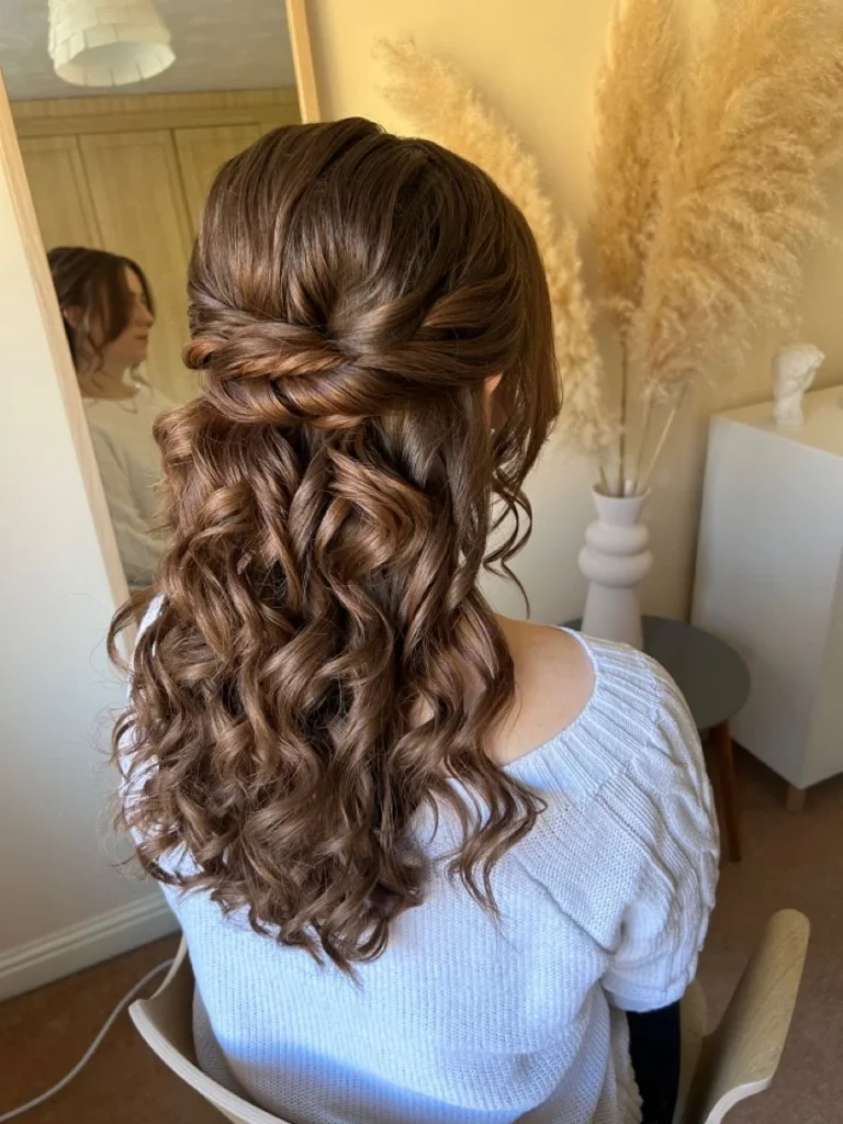 Twisted Half-Up Style