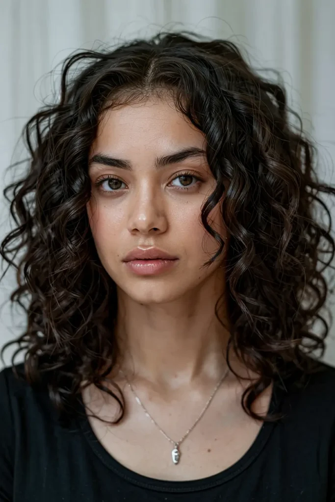 15 Wolf Cut Curly Hair Looks You’ll Love 13 13. Tapered Curly Wolf Cut