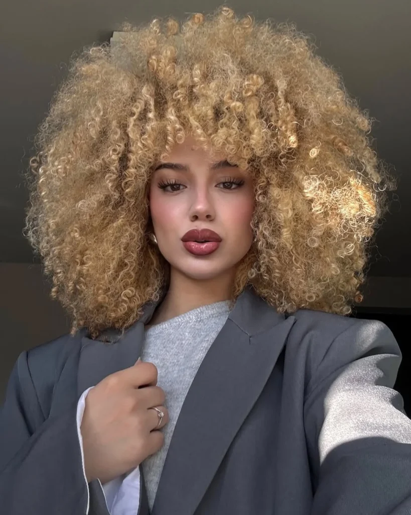 Natural Curly Afro
