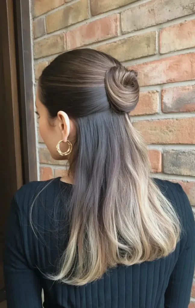 15 Hot Baddie Hairstyles Latina Straight hair Looks You Need 29 Smooth Straight Half-Up