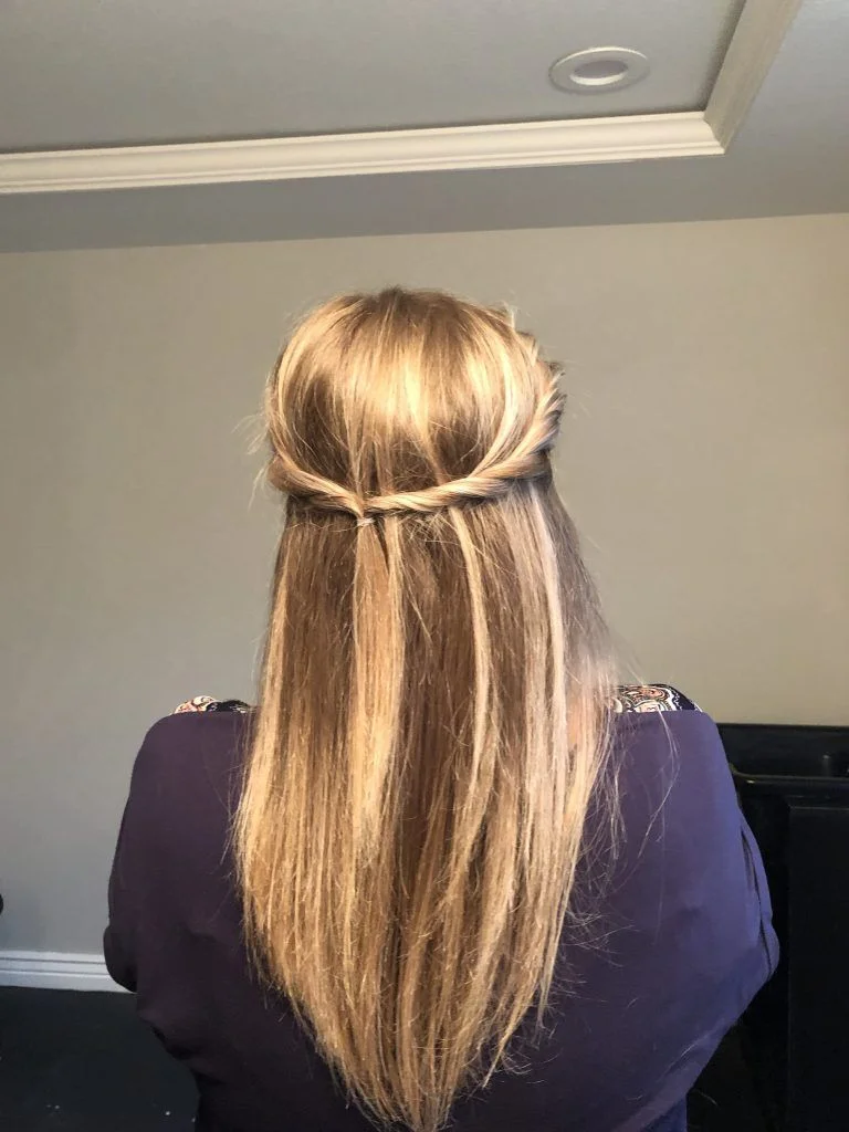 Half Up Rope Twist