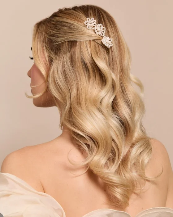 Soft Wave Wedding Hair Down