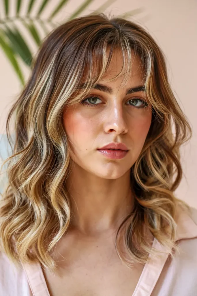 2. Short Wolf Cut with Bangs