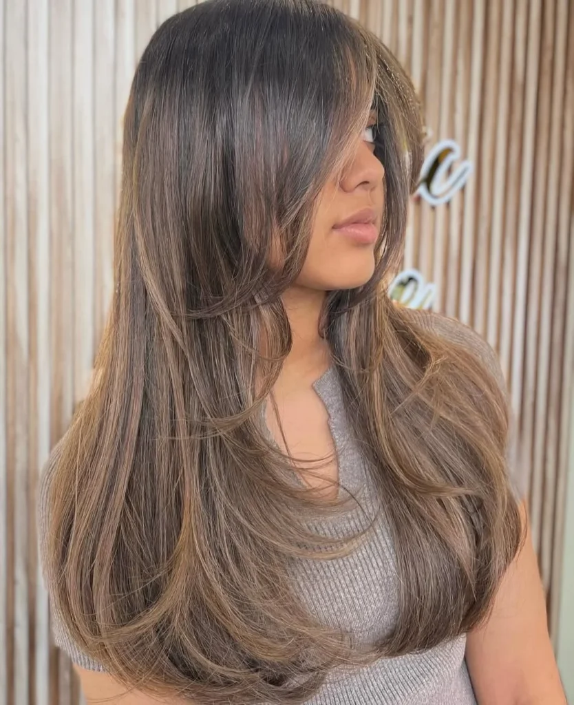 Subtle Dark Caramel Highlights