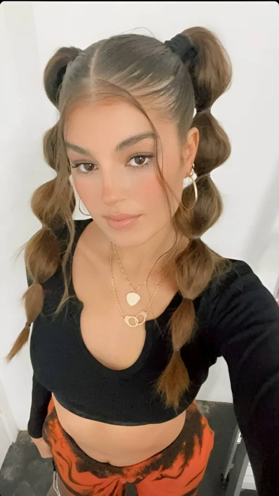 Bubble Braid Pigtails