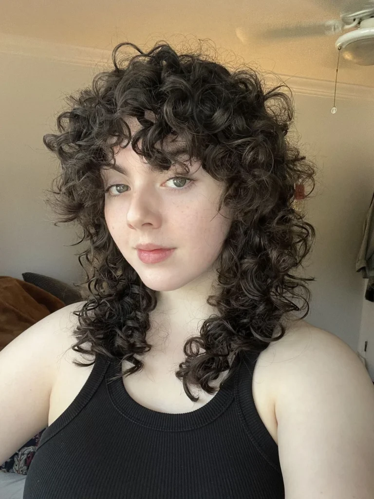 15 Wolf Cut Curly Hair Looks You’ll Love 7 Textured Curly Wolf Cut