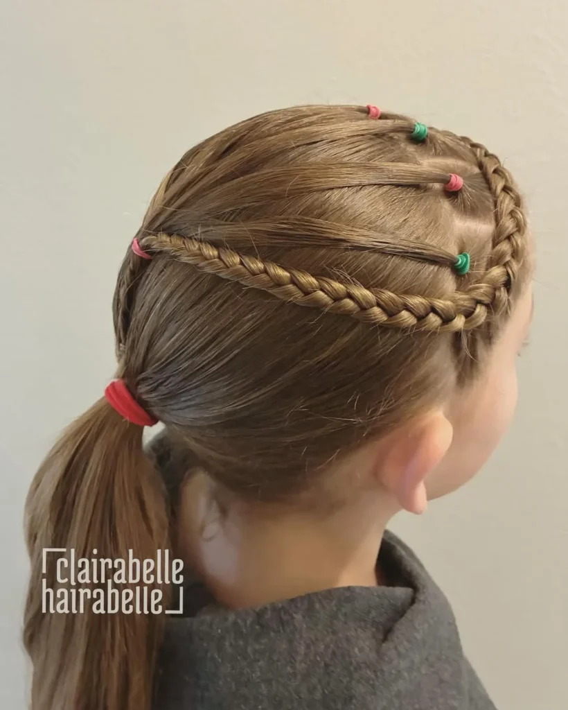 Low Braided Ponytail