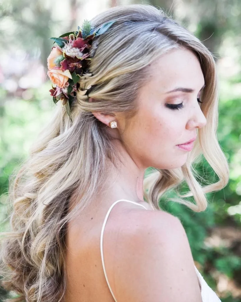 Side-Swept Curls