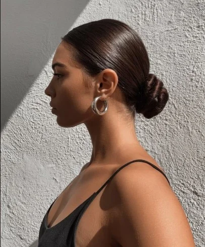 15 Hot Baddie Hairstyles Latina Straight hair Looks You Need 9 Slicked-Back Low Bun