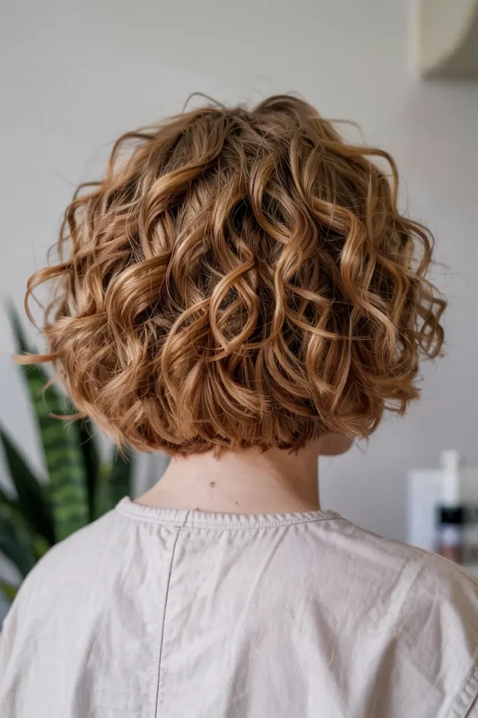 5. Short Curly Bob