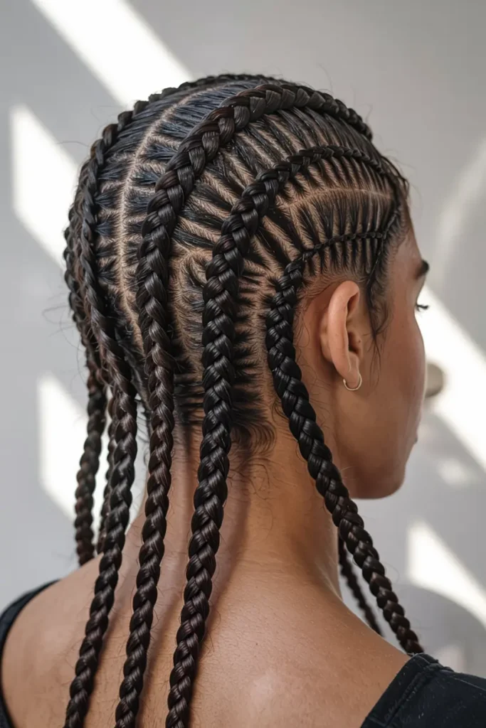 5. Tribal Scalp Braid Patterns 1