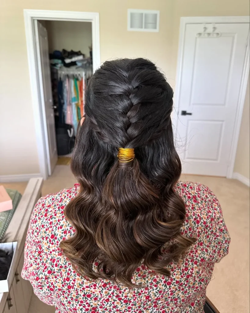Half-Up French Braid