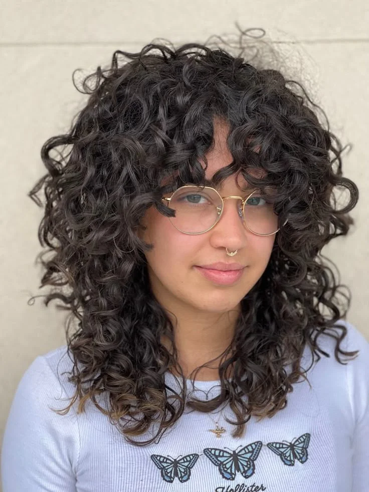 Defined Curly Shag