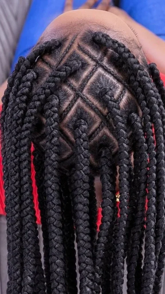 Geometric Box Braid Design