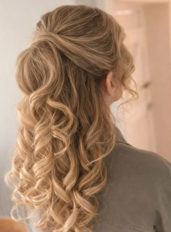 Natural Texture Wedding Hair